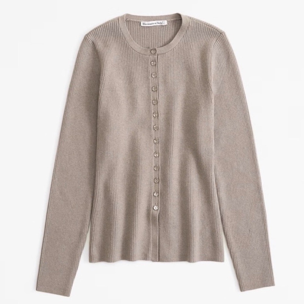 Abercrombie & Fitch Slim Ribbed Cardigan